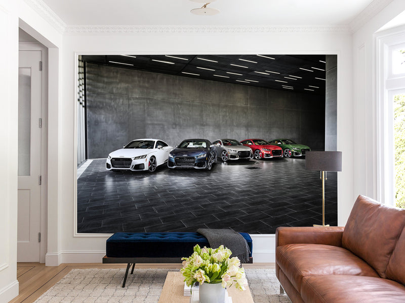 Self-Adhesive Wall Murals for Living Room, Office, or Room – "Colors of Dynamics: Audi TT RS Collection"