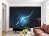 Peel and Stick Wall Mural Full-Wall Art Wallpaper "Space Nebula Surrounded by Stars" Decor For Bedroom