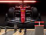 Non-Woven Photo Wallpaper for Gym or Office Red Ferrari Wall Mural