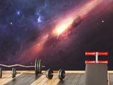 Peel and Stick Wall Mural Full-Wall Photo Wallpaper "Cosmic Nebula" Design For Bedroom Or Living Room