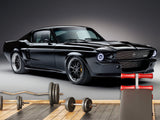 Peel and stick Wall Mural Inspired by Ford Mustang – Bold Wallpaper for Room/Garage/Gym