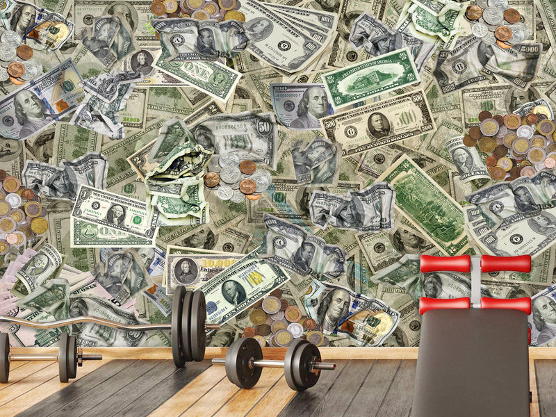 Theme Of Business And Success Self-Adhesive Photo Wallpapers For Office And Living Room "Money Universe"