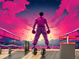 Sport In Design Self-Adhesive Photo Wallpapers For Gym, Workspace -"Before the Dawn of Battle" - Inspiring Mural