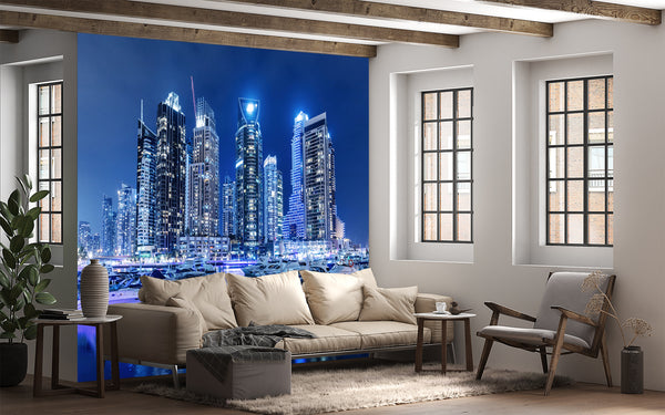 Premium Traditional “Night City” Photo Wallpapers – Perfect for Rooms, Offices, and Commercial Spaces