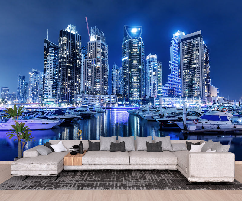 Premium Traditional “Night City” Photo Wallpapers – Perfect for Rooms, Offices, and Commercial Spaces