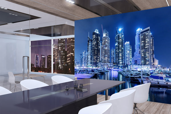 Premium Traditional “Night City” Photo Wallpapers – Perfect for Rooms, Offices, and Commercial Spaces