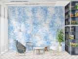 Peel and Stick Wall Mural Vintage Abstract Watercolor  for Office, Living Room