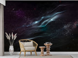 Cosmic Wall Print peel and Stick Muralr For Living Room, Hall, Or Above The Bed "Stream Of Starlight" 🌌