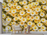 Traditional Wallpaper Elegant Flower Wall Art Nature Decor