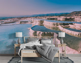 Non-woven wall mural Art wall print “Pamukkale” Turkish landscape art for living room Design for hall or office