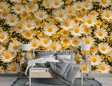 Traditional Wallpaper Elegant Flower Wall Art Nature Decor