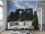 Non-Woven Wall Mural Natural Print Stonehenge Print for Office Wall Art for Living Room Spirit of Nature Design for Relaxation Area
