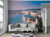 Non-woven wall mural Art wall print “Pamukkale” Turkish landscape art for living room Design for hall or office