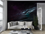 Cosmic Wall Print peel and Stick Muralr For Living Room, Hall, Or Above The Bed "Stream Of Starlight" 🌌