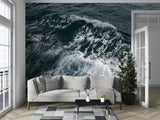 Peel and Stick Wallpaper – Ocean Storm Waves Design for Home and Workspace