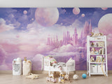 Peel and Stick Wall Mural For Kids Room "Dreamy Cloud Kingdom", Designed To Inspire Imagination And Create New Adventures