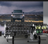 Self-Adhesive Off-Road Truck Wallpaper – Adventure Landscape Peel and Stick Wall Mural for Living Room or Office