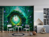 Enchanted Forest Non-Woven Wall Mural – Magical Woodland for Nursery, Bedroom