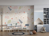Woodland Bear Nursery Wall Mural – Cute Honey Bears Peel and Stick Wallpaper