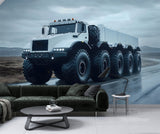 Self-Adhesive Heavy Duty Truck Wallpaper – Modern Industrial Peel and Stick Wall Mural for Living Room or Office