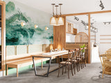 Non-Woven Wall Mural for Bedroom – Dragon Boat Festival Chinese Dragon Wandering in the Sky | Wall Print for Living Room