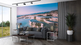 Non-woven wall mural Art wall print “Pamukkale” Turkish landscape art for living room Design for hall or office