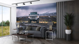 Self-Adhesive Off-Road Truck Wallpaper – Adventure Landscape Peel and Stick Wall Mural for Living Room or Office