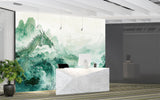 Non-Woven Wall Mural for Bedroom – Dragon Boat Festival Chinese Dragon Wandering in the Sky | Wall Print for Living Room