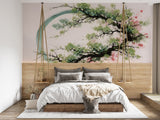Self-Adhesive Wall Mural – Japanese Sakura Branch For relaxation area