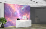 Lightning in Clouds Wall Mural – Dramatic Sky Storm Peel and Stick Wallpaper, Electric Atmosphere Wall Art