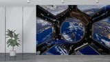 Peel and Stick Mural for the entire wall earth spacecraft elements this image furnished Print for the office or bedroom Spacecraft atmosphere Design for a teenager's room