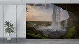 Natural Print Peel and Stick Wall Mural Waterfall View Design For Bedroom Print For Office Or Workspace Wallpaper Waterfall For Living Room