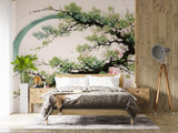 Self-Adhesive Wall Mural – Japanese Sakura Branch For relaxation area