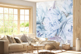 Peel and Stick Wall Mural Delicate Lavender Peonies – Luxury Floral Wallpaper Living Room