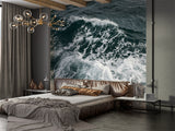 Peel and Stick Wallpaper – Ocean Storm Waves Design for Home and Workspace