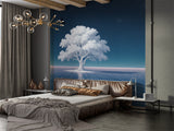 Print For Living Room Floral Print Modern Style Peel and Stick Wall Mural "World Tree" For Office Print For Bedroom Large Wall Mural 🌿