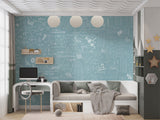 Pastel tones Math formulas and examples wall mural for kids’ room Non-woven wallpaper Print for office Accent wall for school Calm color palette 🧠