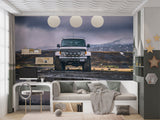 Self-Adhesive Off-Road Truck Wallpaper – Adventure Landscape Peel and Stick Wall Mural for Living Room or Office