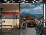 Peel and Stick Mural Military Off-Road Vehicle in Mountains Desing – Desert Tactical Truck on Winding Road Print, Realistic Wall Mural for Office and Living Room