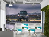 Self-Adhesive Off-Road Truck Wallpaper – Adventure Landscape Peel and Stick Wall Mural for Living Room or Office