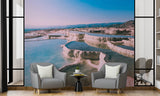 Non-woven wall mural Art wall print “Pamukkale” Turkish landscape art for living room Design for hall or office