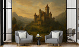 Self-Adhesive Wall Mural Full Wall Print History And Architecture For Living Room Work Area "Spirit Of Medieval Europe" Art Wall Design For Office 🏰