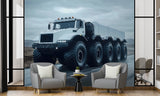 Self-Adhesive Heavy Duty Truck Wallpaper – Modern Industrial Peel and Stick Wall Mural for Living Room or Office