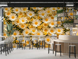 Traditional Wallpaper Elegant Flower Wall Art Nature Decor