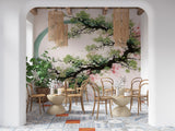 Self-Adhesive Wall Mural – Japanese Sakura Branch For relaxation area