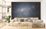 Self-Adhesive Constellation Sky Wall Mural – Starry Galaxy Wallpaper for Living Room and Bedroom Ceiling