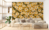Traditional Wallpaper Elegant Flower Wall Art Nature Decor