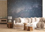 Self-Adhesive Constellation Sky Wall Mural – Starry Galaxy Wallpaper for Living Room and Bedroom Ceiling