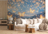 Self-Adhesive Wallpaper Glowing Butterfly Wall Mural for Kids Room