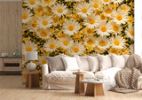 Traditional Wallpaper Elegant Flower Wall Art Nature Decor